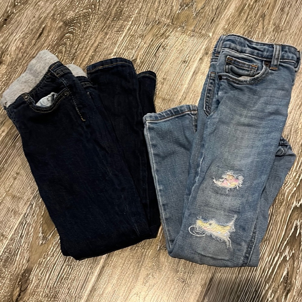 Two pairs of jeans